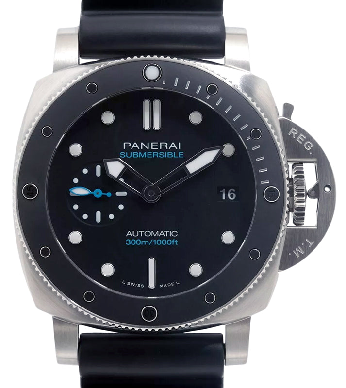 Panerai Submersible Stainless Steel 42mm Black Dial PAM02683 - BRAND NEW
