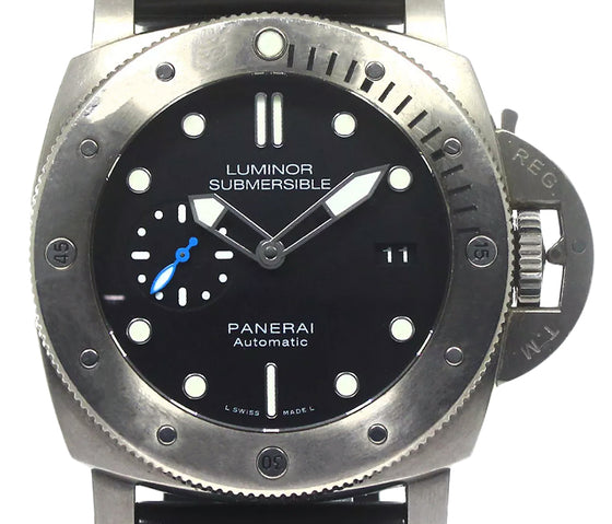 Panerai Submersible Titanium 47mm Black Dial PAM01305