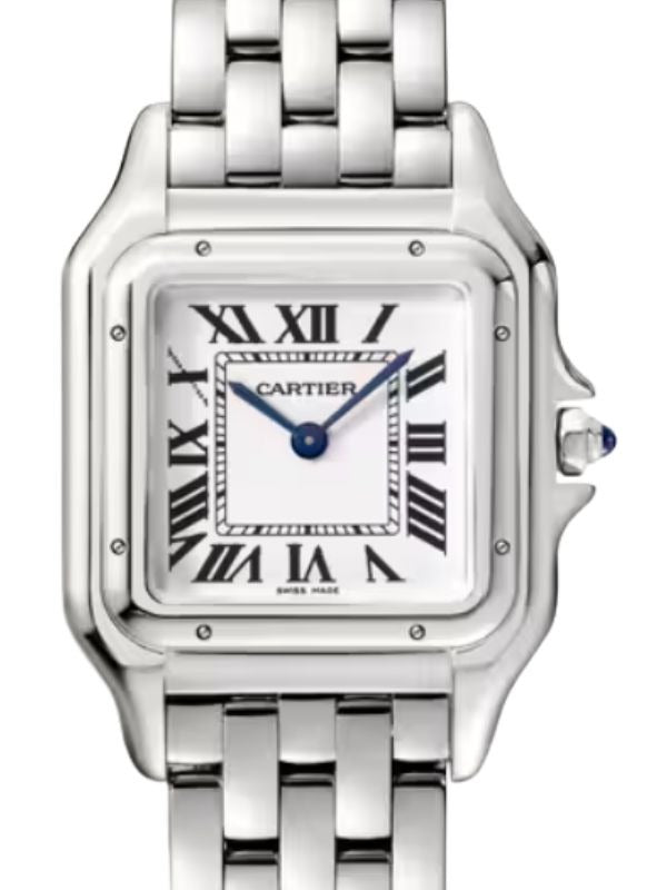Panthere de Cartier Medium Quartz Steel Silver Dial WSPN0015