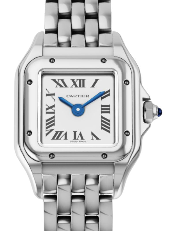 Panthere de Cartier Mini Quartz Steel Silver Dial WSPN0012