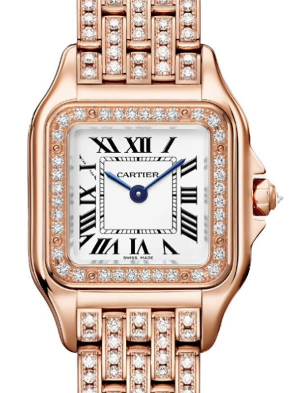 Panthere de Cartier Small Quartz Rose Gold/Diamonds WJPN0061