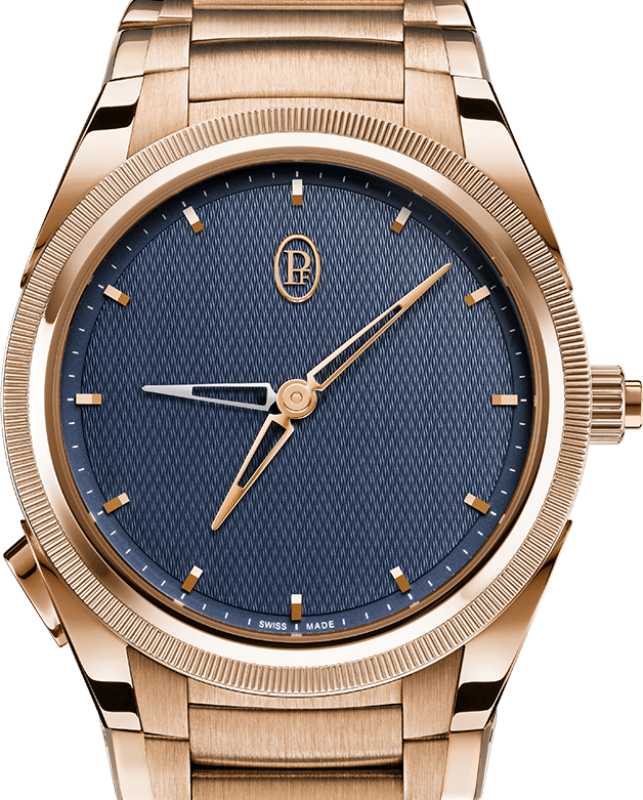 Parmigiani Fleurier Tonda PF GMT Rattrapante Rose Gold Blue Dial PFC905-2020001-200182-FR