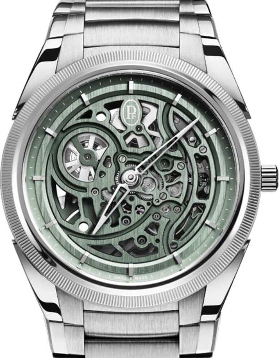 Parmigiani Fleurier Tonda PF Skeleton Steel Slate Green Dial PFC912-1020002-100182