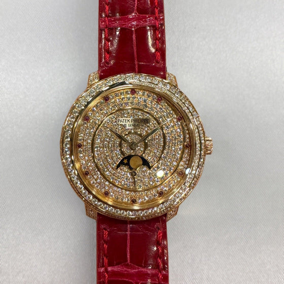 Patek Philippe Complications 40 mm 4968-400R-001 Rose Gold/Diamonds Diamond Pave