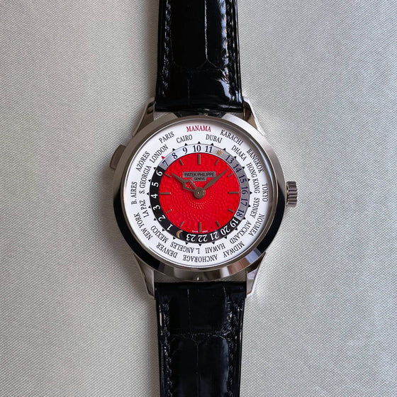 Patek Philippe Complications 38.5 mm 5230G-013 White Gold Red