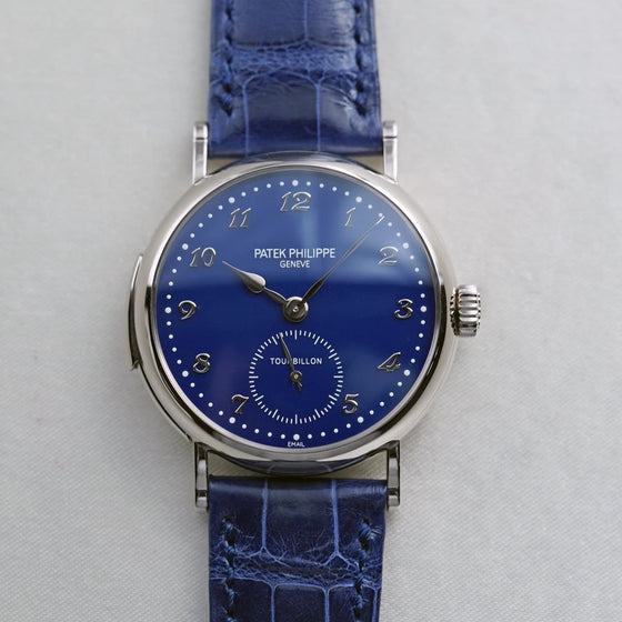 Patek Philippe Grand Complications 37 mm 5539G-010 White Gold Blue