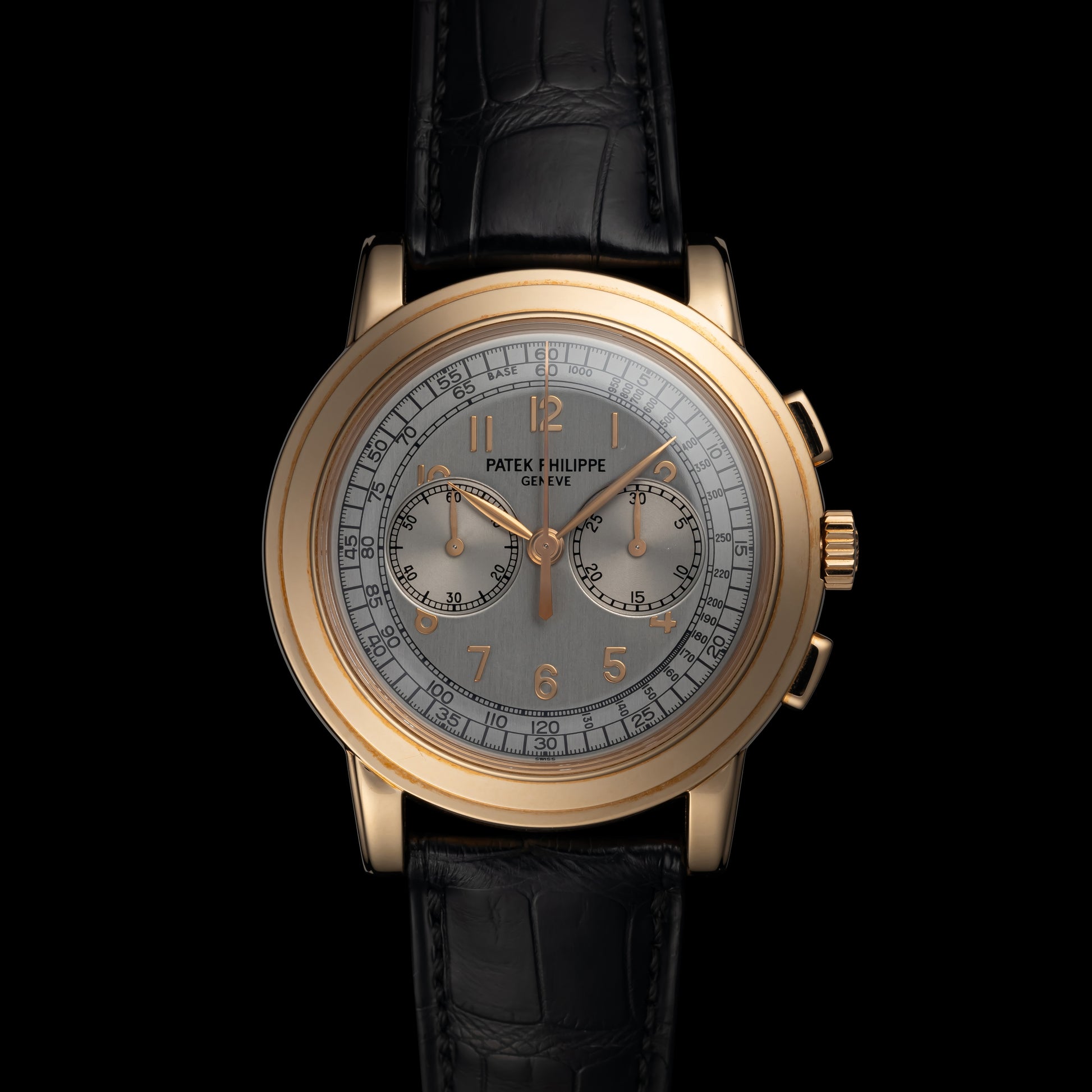 Patek Philippe Chronograph 42 mm 5070R-001-1 Rose Gold Silver