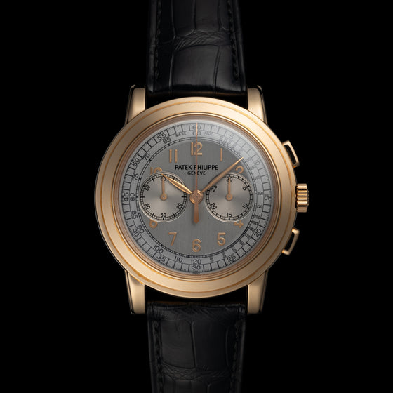 Patek Philippe Chronograph 42 mm 5070R-001-1 Rose Gold Silver