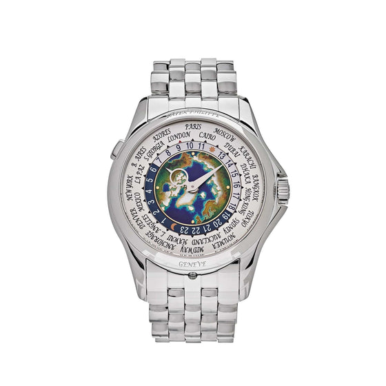 Patek Philippe World Time 39.5 mm 5131/1P-001 Platinum White