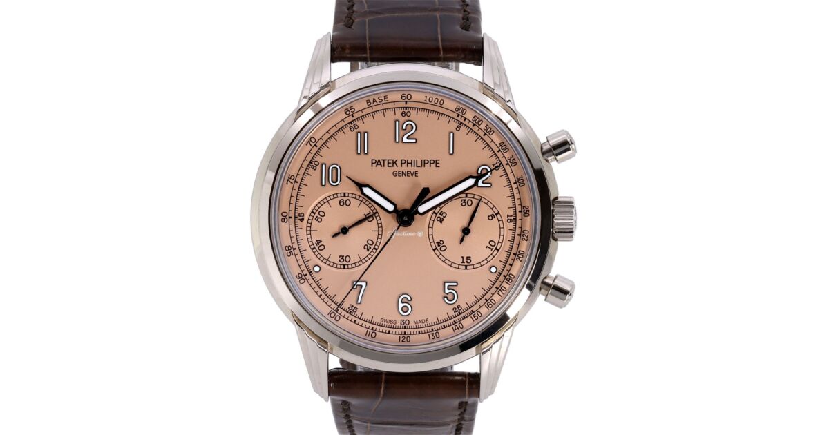 Patek Philippe Complications 42 mm 5070G-014 White Gold Salmon