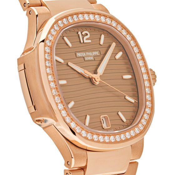 Patek Philippe Nautilus 35.2 mm 7118/1200R-010 Rose Gold Golden Brown