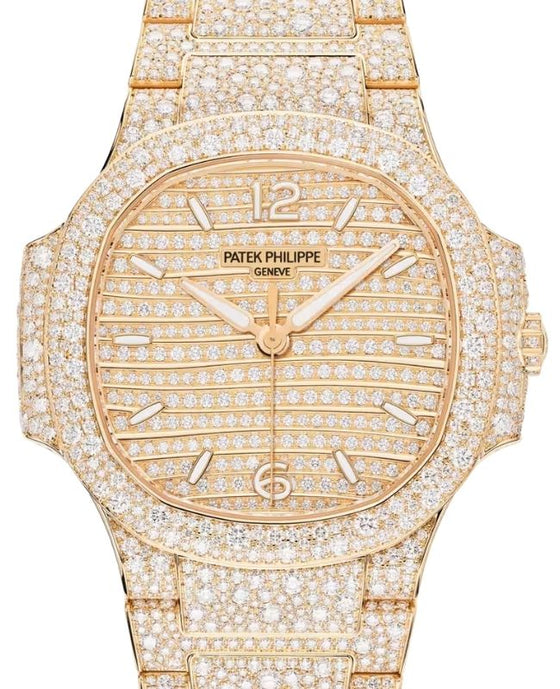 Patek Philippe Nautilus Ladies Rose Gold/Diamond Paved 7118/1450R-001 - BRAND NEW