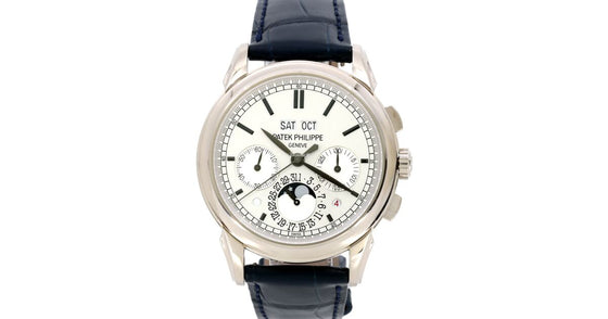 Patek Philippe Perpetual Calendar Chronograph Moonphase White Gold 5270G-001