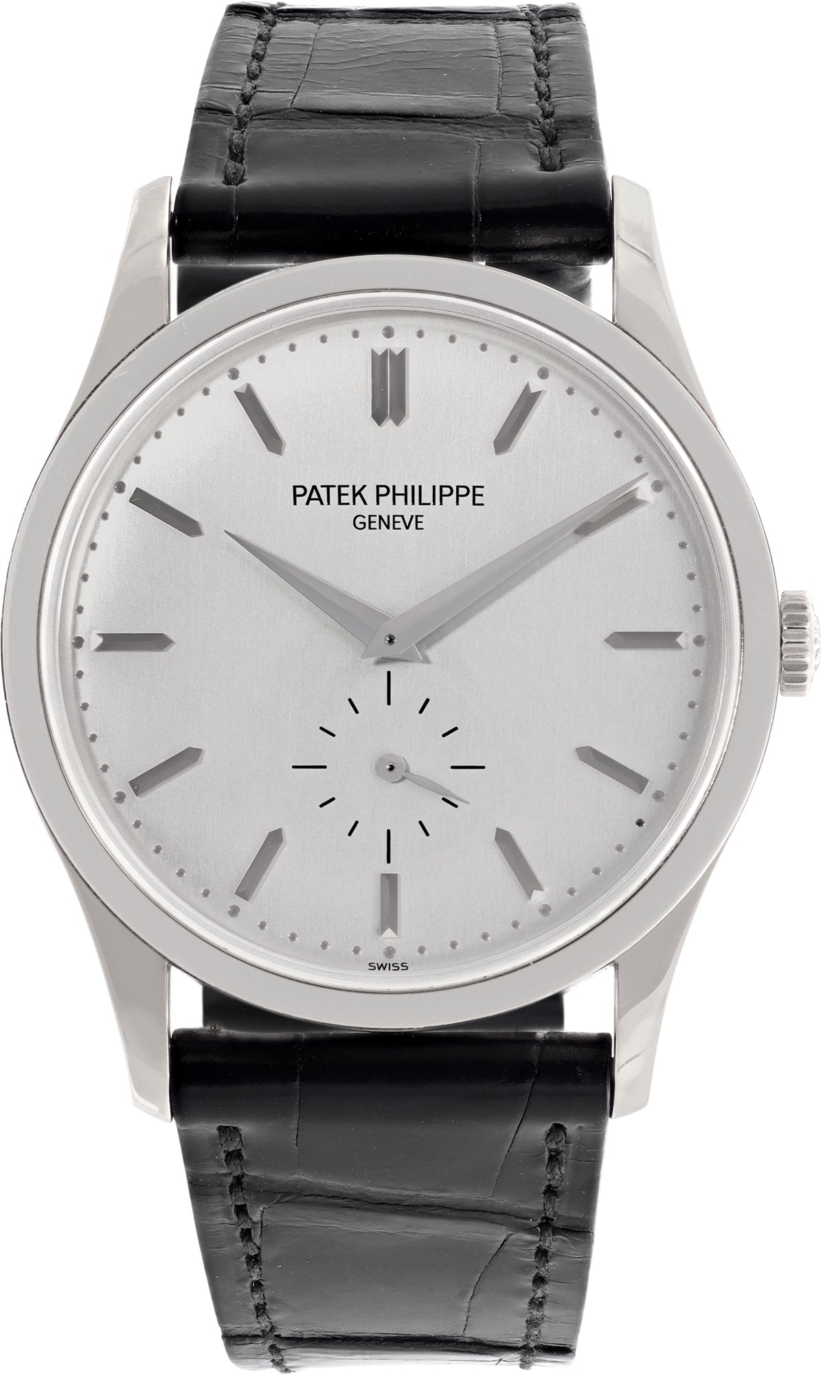 Patek Philippe Calatrava 37 mm 5196G-001 White Gold Silver
