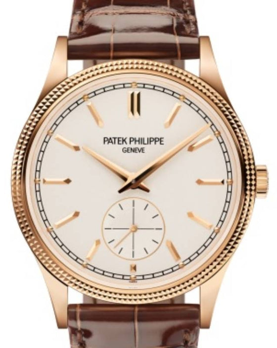 Patek Philippe Calatrava "Clous de Paris" Manual Winding Rose Gold 39mm Silver Dia Hobnail Bezel 6119R-001 - BRAND NEW