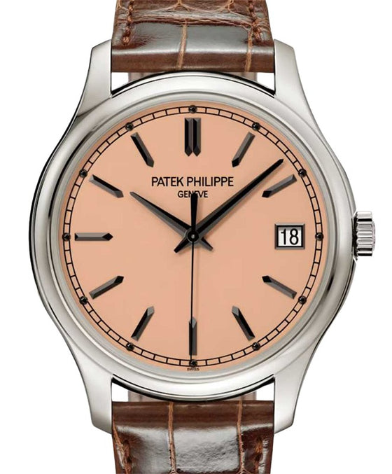 Patek Philippe Calatrava Sweep Seconds White Gold Rose-Gilt Salmon Dial 5227G-015 - BRAND NEW