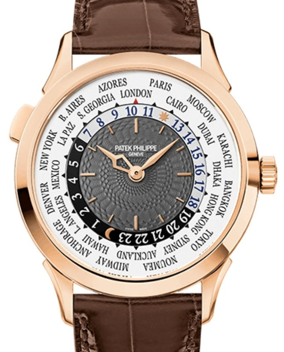Patek Philippe Complications World Time Rose Gold Charcoal Gray Dial 5230R-001 - BRAND NEW