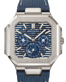 Patek Philippe Cubitus Perpetual Calendar Platinum 45mm Sunburst Blue Dial 5840P-001 - BRAND NEW