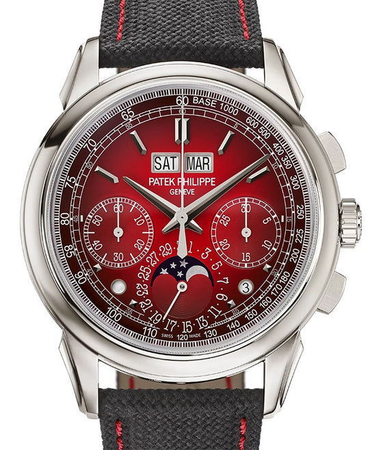 Patek Philippe Grand Complications Chronograph Perpetual Calendar Platinum Red Dial 5270P-017 - BRAND NEW