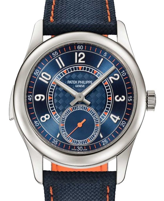 Patek Philippe Grand Complications Minute Repeater White Gold Navy Blue Carbon Motif Dial 7047G-001 - BRAND NEW