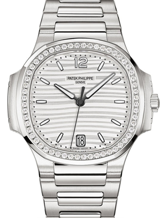 Patek Philippe Nautilus Ladies Silver Opaline Index Dial 7118/1200A-011 - BRAND NEW