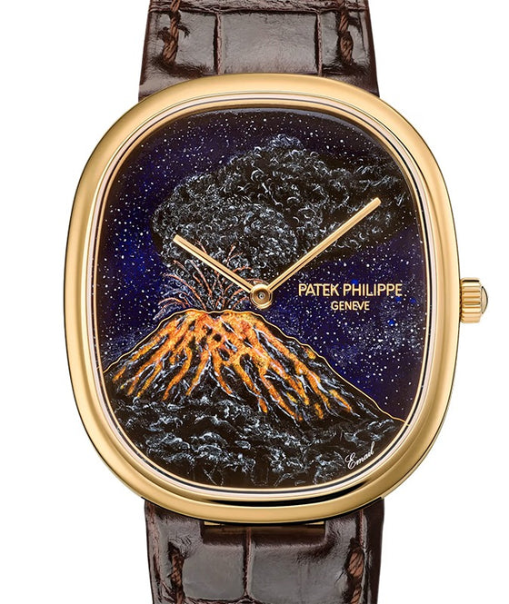 Patek Philippe Rare Handcrafs Golden Ellipse "Mount Merapi" Yellow Gold 5738/50J-010 - BRAND NEW