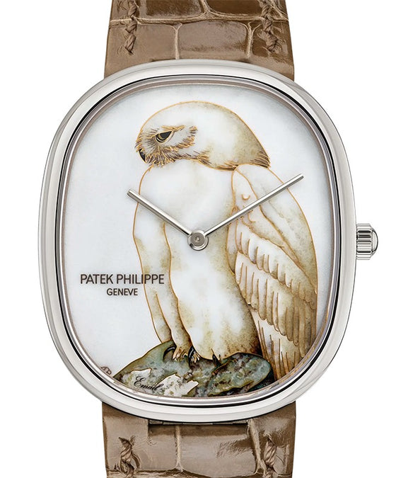 Patek Philippe Rare Handcrafs Golden Ellipse "White Owl" White Gold 5738/50G-048 - BRAND NEW