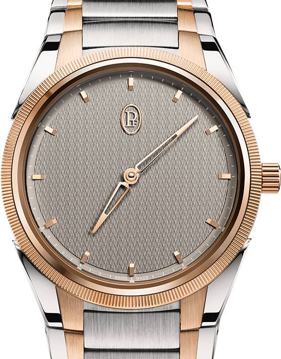 Parmigiani Fleurier Tonda PF Automatic Steel Rose Gold Sand Grey Set PFC804-1020003-100182-EN