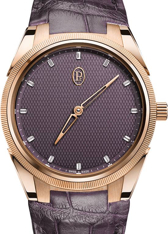 Parmigiani Fleurier Tonda PF Automatic Rose Gold Deep Ruby Set Leather Strap PFC804-2020001-300182-EN