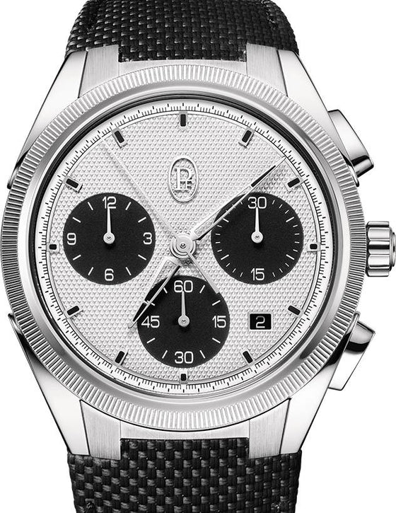Parmigiani Fleurier Tonda PF Sport Chronograph Steel Silver Black PFC931-1020001-400182-EN