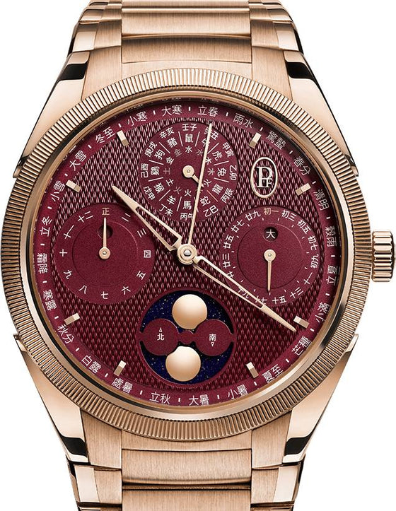 Parmigiani Fleurier Tonda PF XIALI Chinese Calendar Rose Gold Imperial Red PFH982-2022501-200182