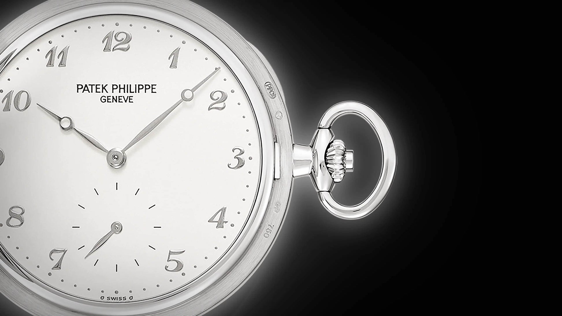 Patek Philippe Lepine Pocket Watch 48 mm 980G-010 bnib White Gold Ivory / Cream