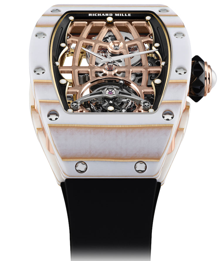 Richard Mille Automatic Tourbillon Gold Carbon TPT RM 74-02 -BRAND NEW