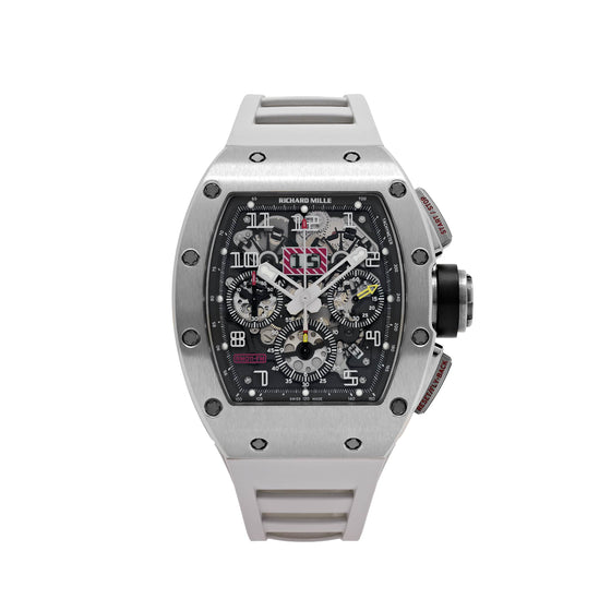 Richard Mille Automatic Flyback Chronograph Felipe Massa 40 mm RM011WGT White Gold/Titanium Skeleton