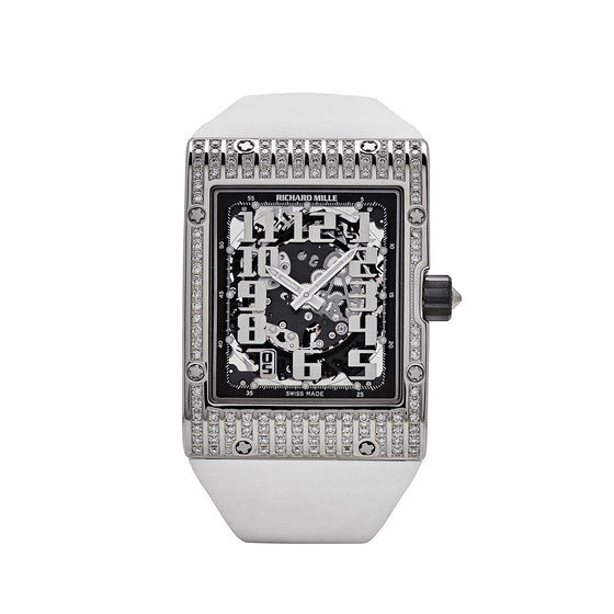 Richard Mille Automatic Winding Extra Flat White Gold/Diamonds RM 016