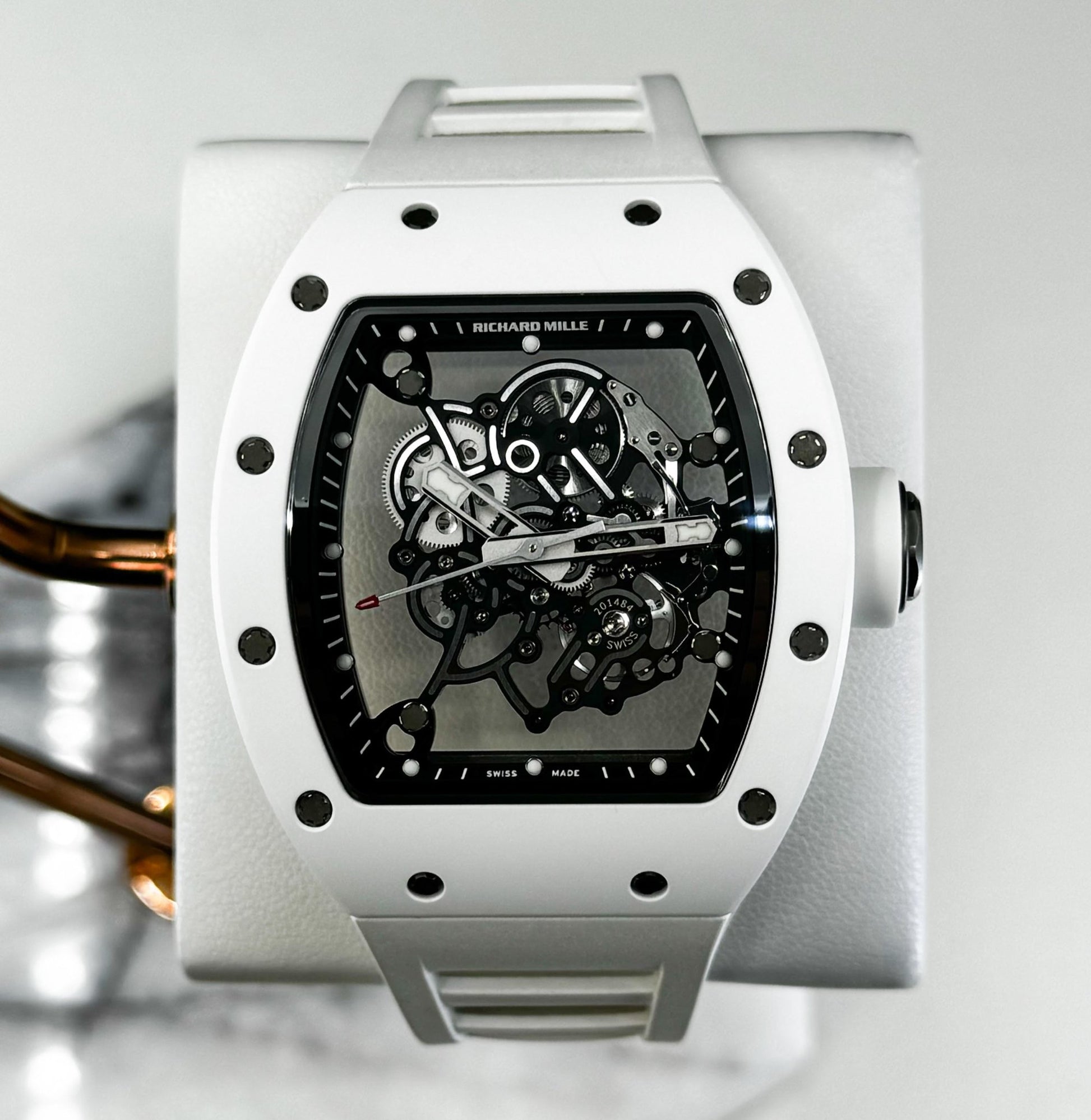 Richard Mille Manual Winding Bubba 40 mm RM055W Ceramic Luminous
