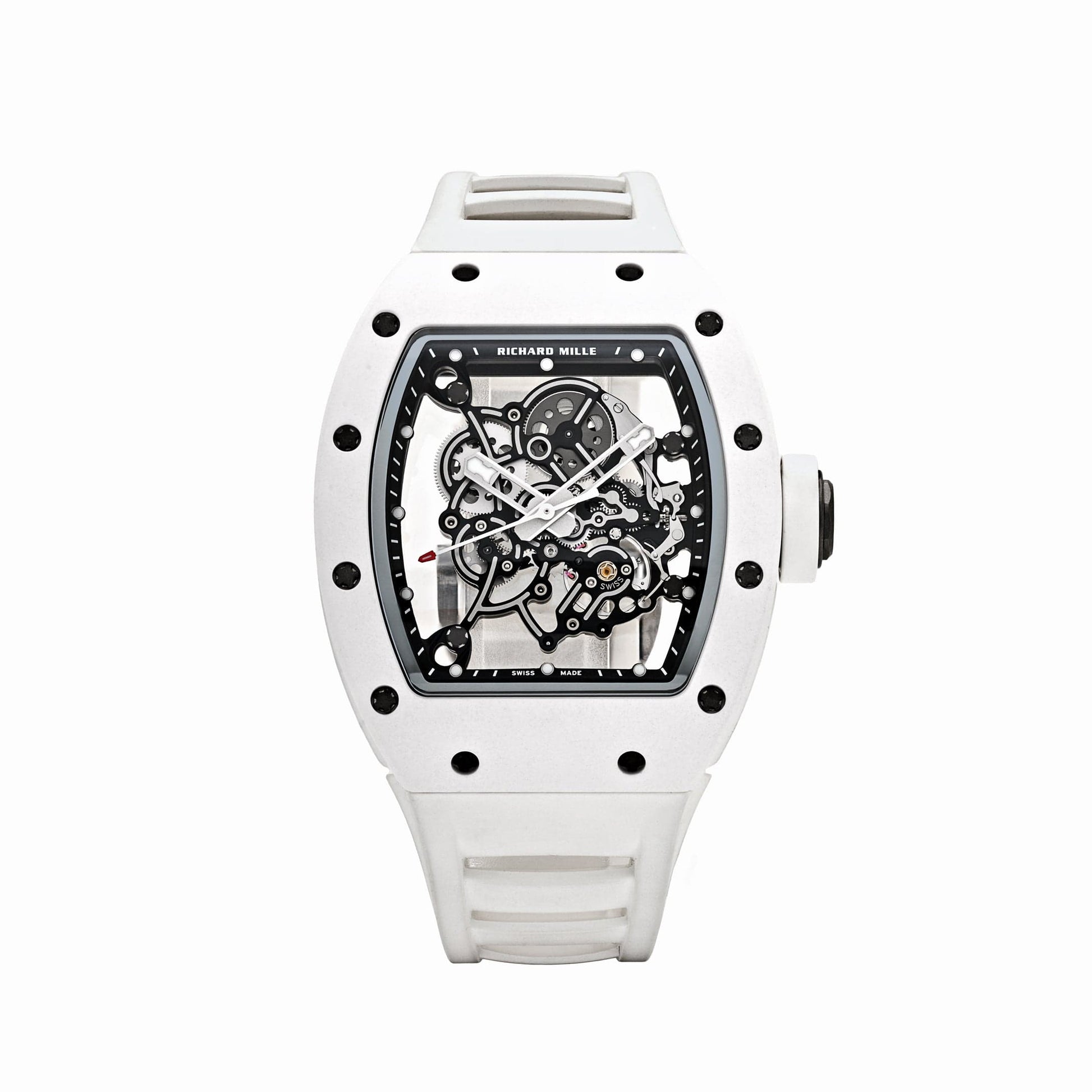 Richard Mille Bubba Watson White Drive 50 mm rm055whtdrv Steel Luminous