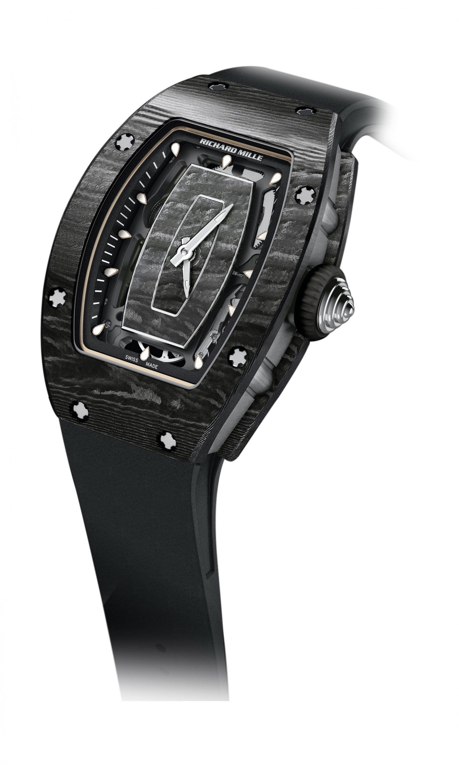 Richard Mille Automatic Winding 40 mm RM07-01BLKT Carbon Automatic