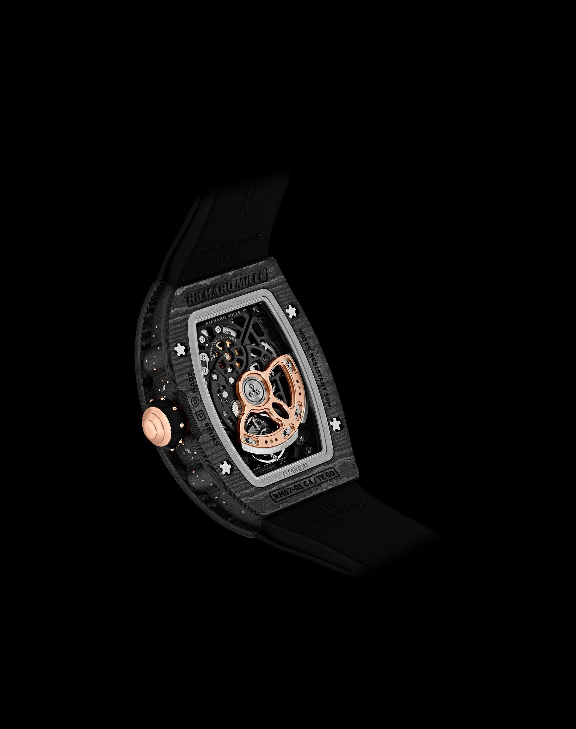 Richard Mille Automatic Winding Intergalactic 40 mm RM07-01Bright Carbon Automatic
