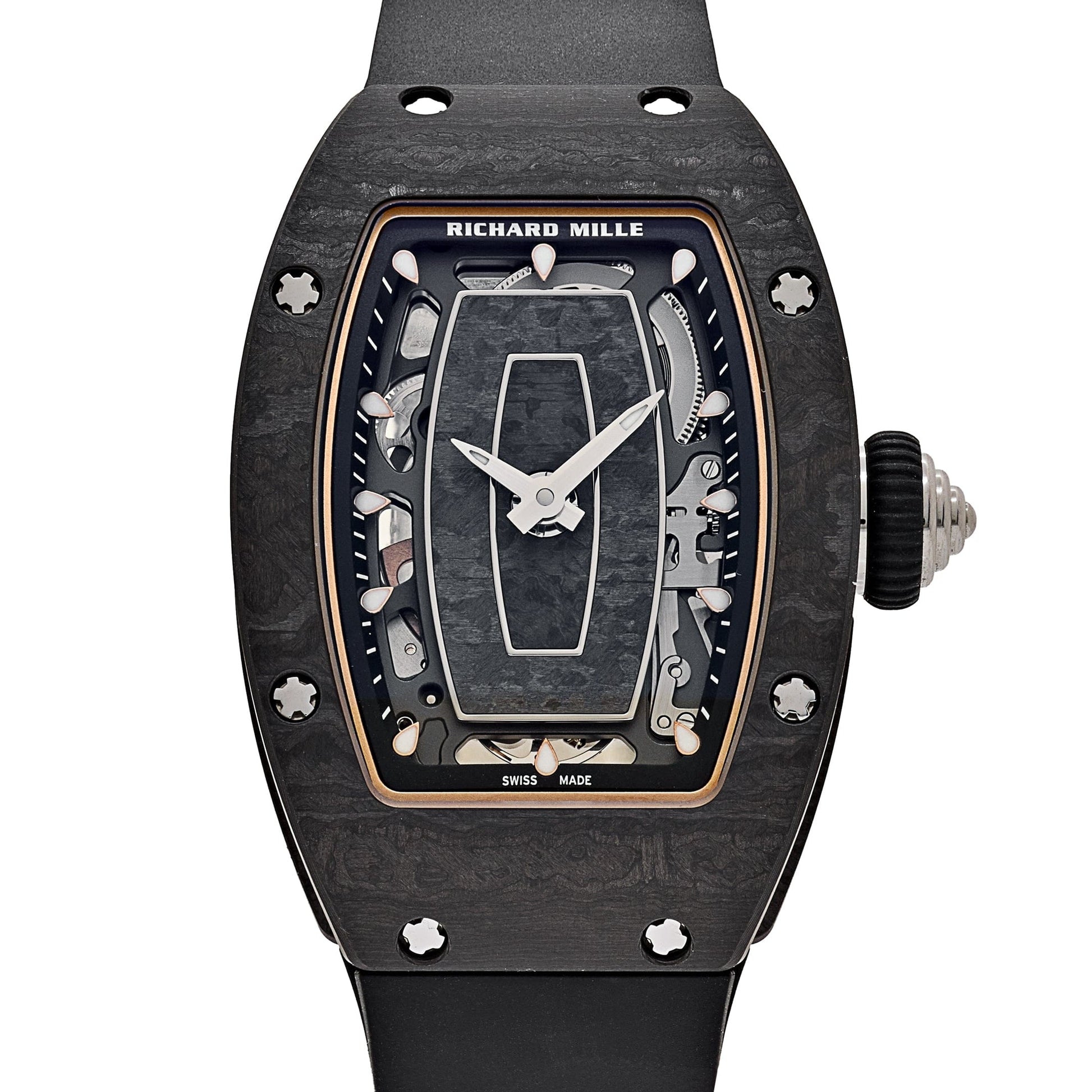 Richard Mille Automatic Winding 31 mm RM07-01TPTRGD Carbon Automatic