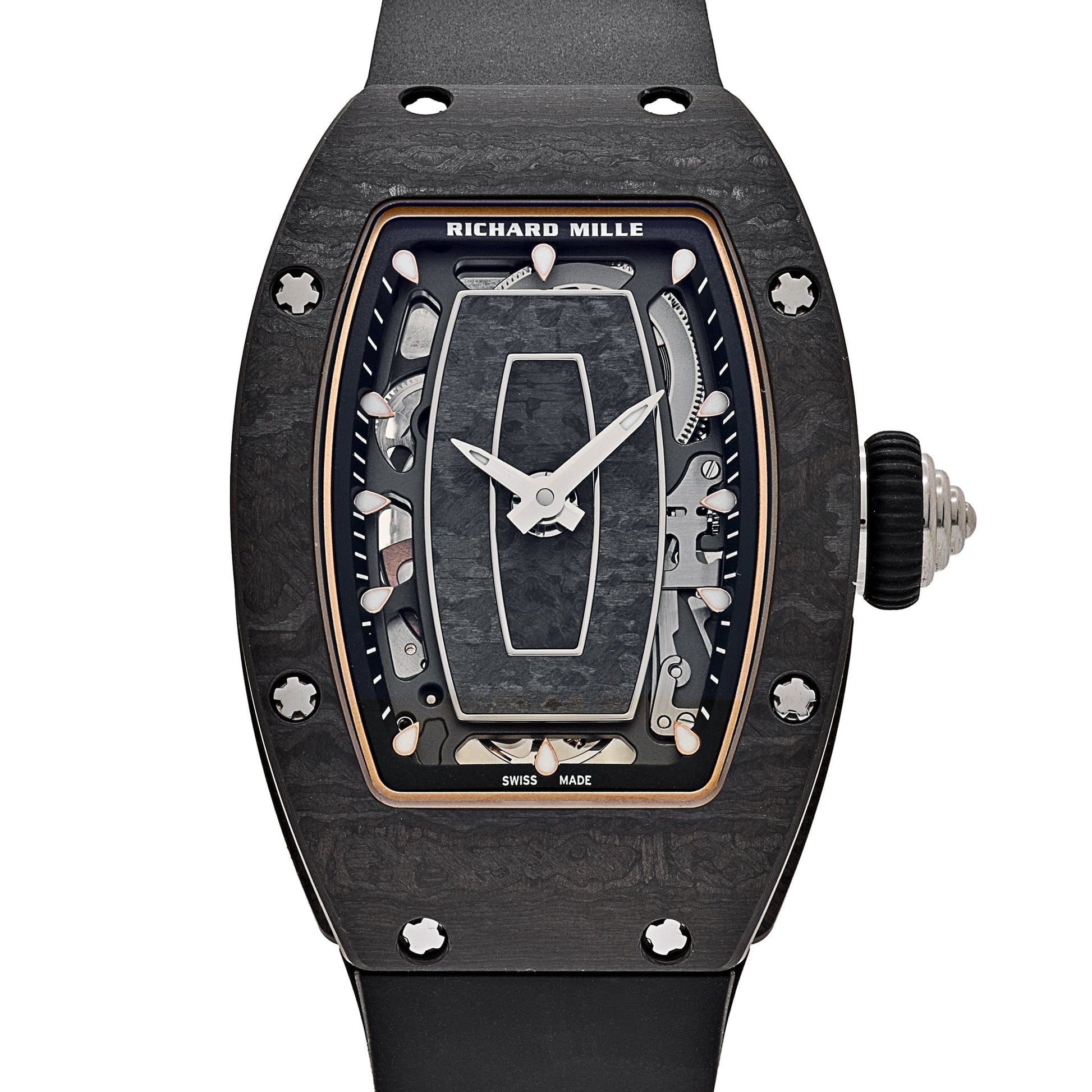 Richard Mille Automatic Winding 31 mm RM07-01TPTRGD Carbon Automatic