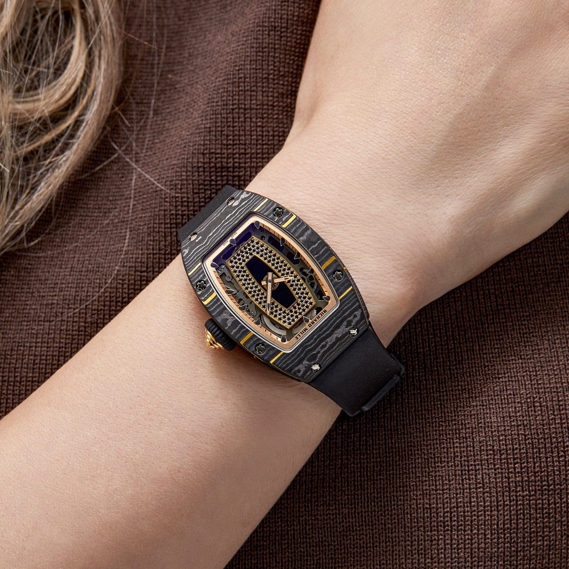 Richard Mille Lady 31 mm RM07-01MJ Rose Gold Automatic