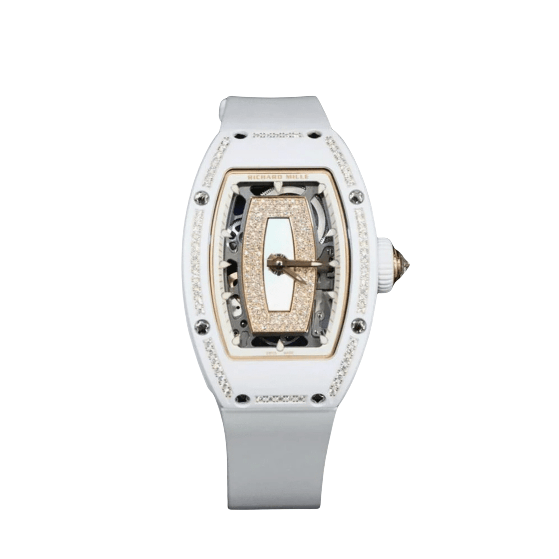 Richard Mille Automatic Winding 40 mm RM07-01WHTD Ceramic Automatic