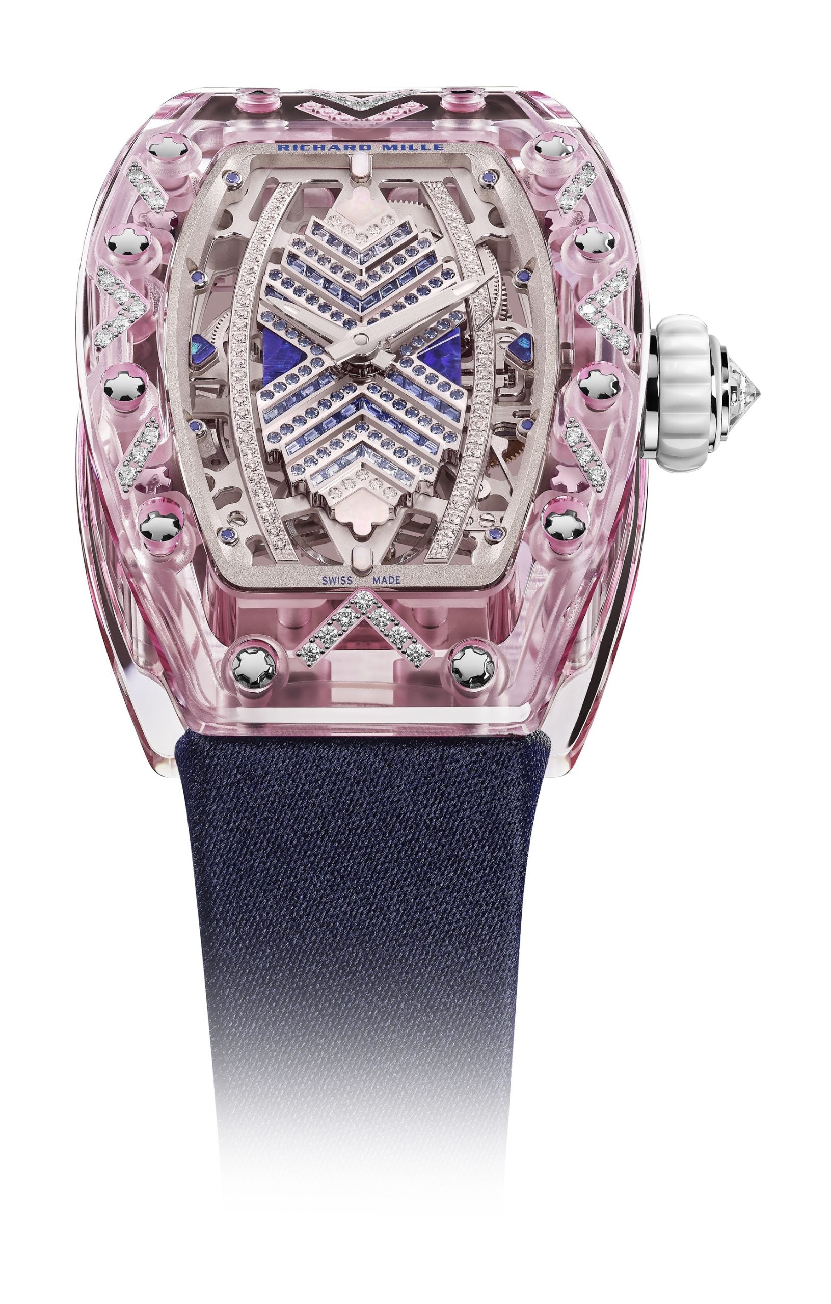 Richard Mille Automatic Winding Gem-Set Pink Sapphire RM 07-02