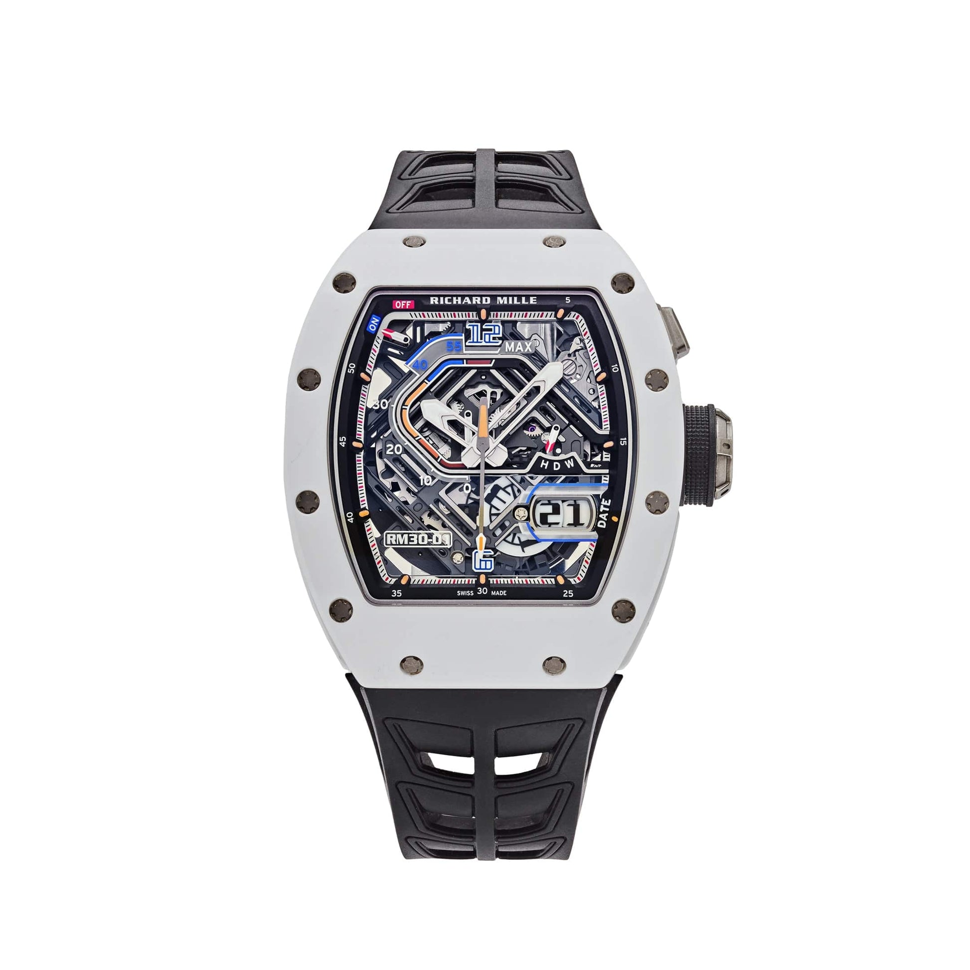 Richard Mille Automatic Winding 42 mm RM30-01ATZ Ceramic Luminous