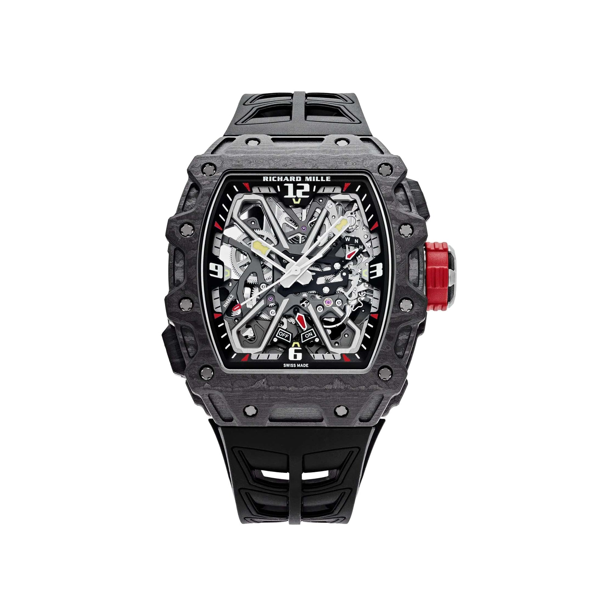 Richard Mille Automatic Winding Rafael Nadal Black Carbon & Quartz TPT RM 35-03 - BRAND NEW