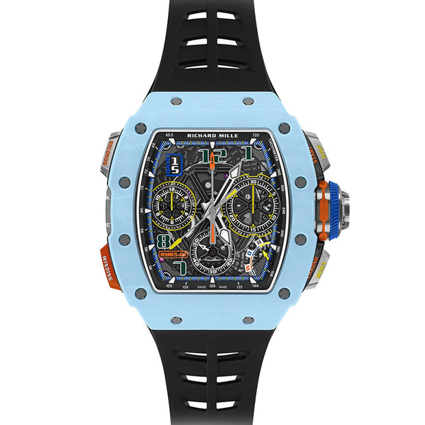 Richard Mille Split-Seconds 40 mm RM65-01PTB Quartz TPT Skeleton