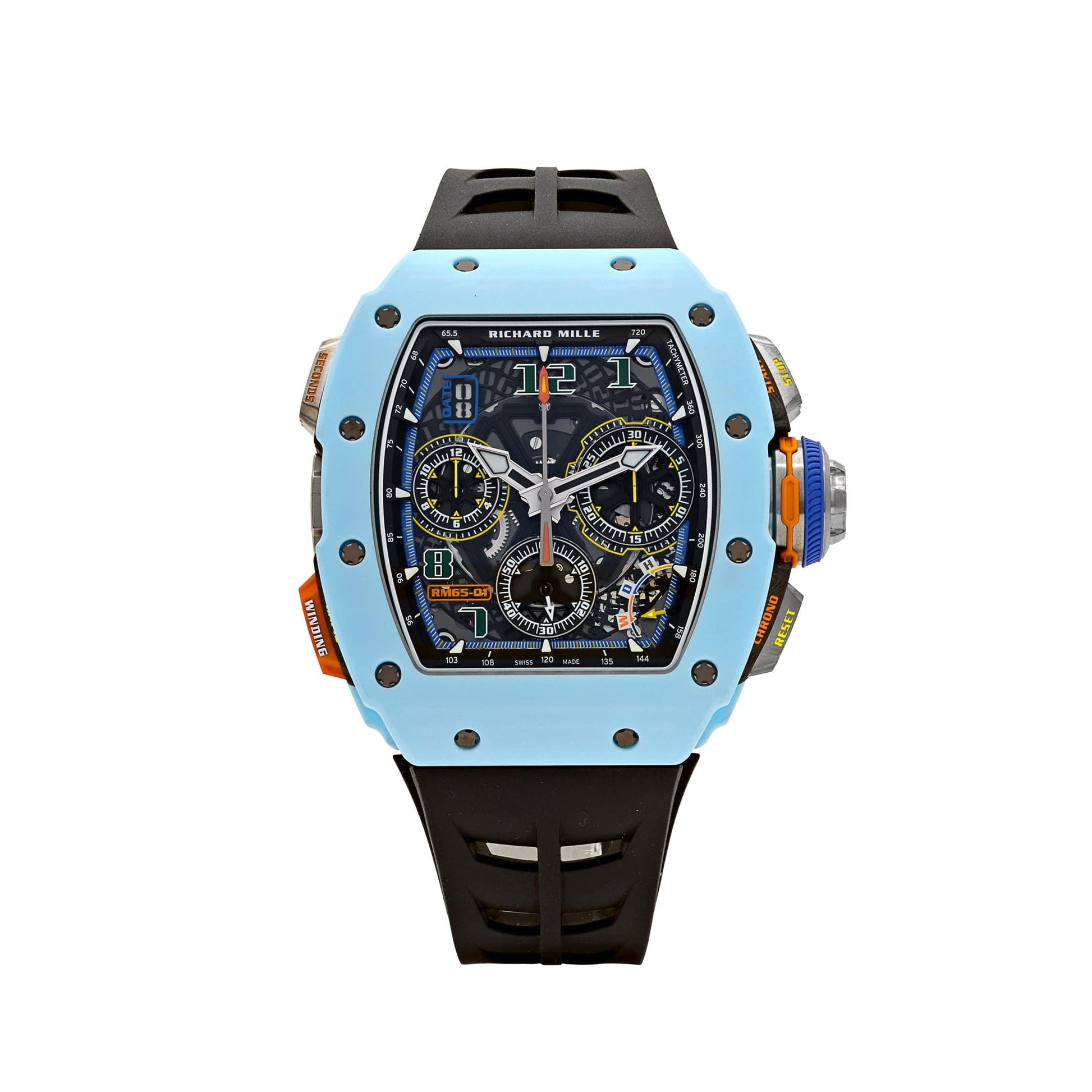 Richard Mille Split-Seconds 40 mm RM65-01DYL Quartz TPT Skeleton