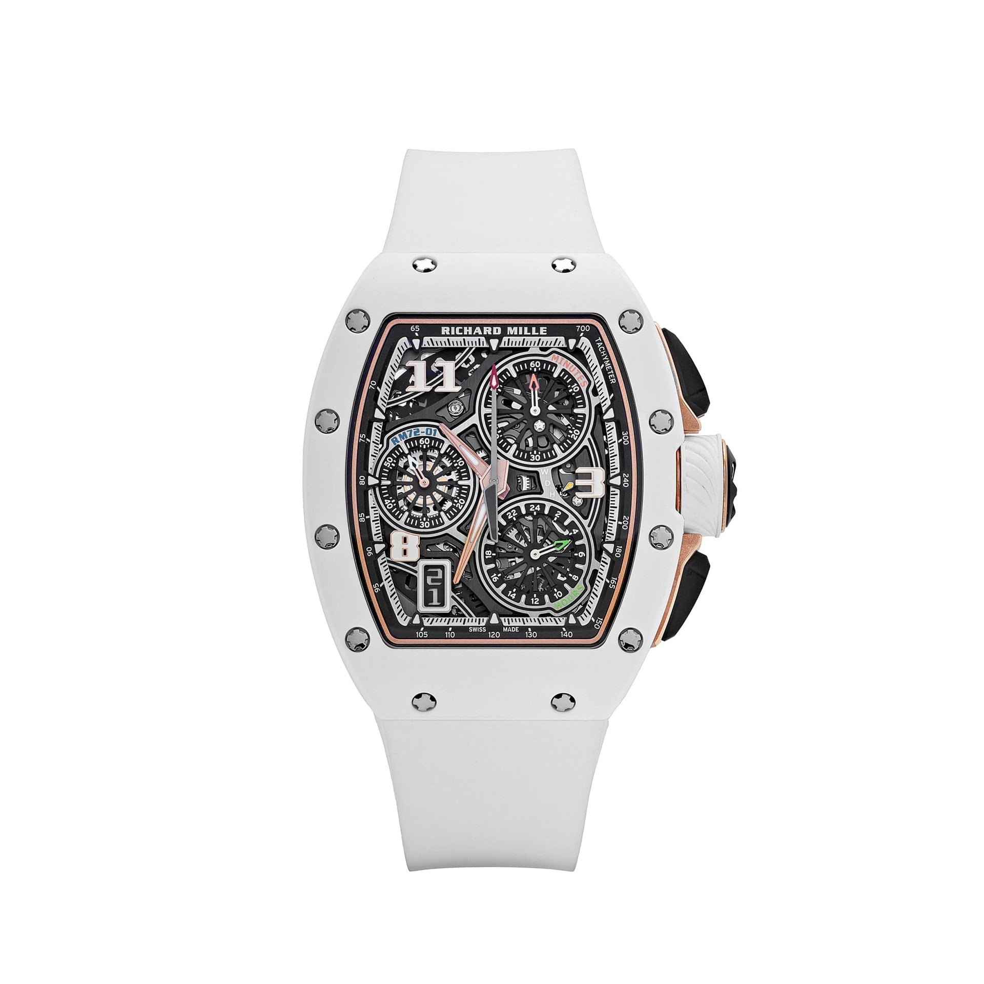 Richard Mille Lifestyle Flyback Chronograph 47 mm RM72-01W Ceramic Luminous