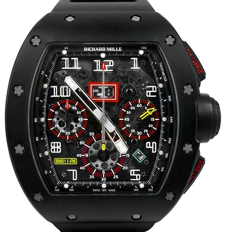 Richard Mille RM011 40 mm RM011SBLK Carbon Skeleton